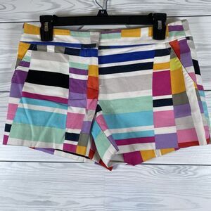 Trina Turk Shorts Multicolored Geo Print Short‎ Pants Size 2